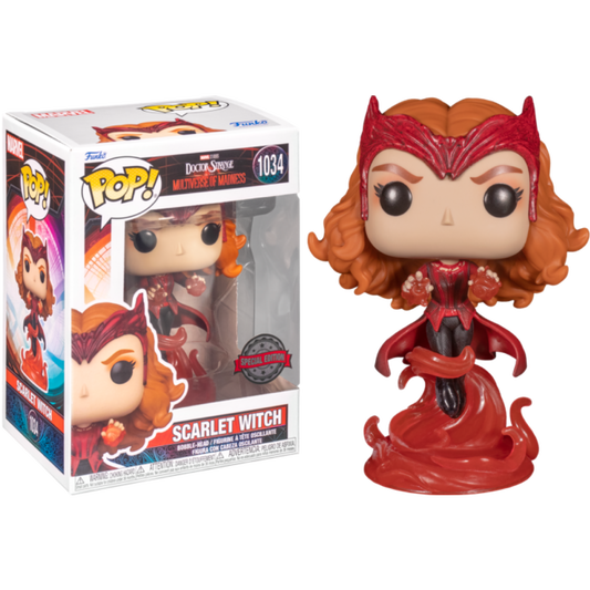 SCARLET WITCH FLOATING EXCLUSIVE FUNKO POP MARVEL DOCTOR STRANGE MULTIVERSE OR MADNESS