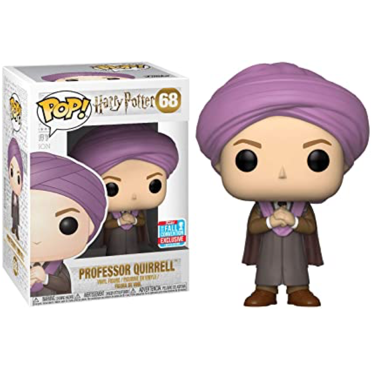 PROFESSOR QUIRRELL / VOLDEMORT NYCC 2018 EXCLUSIVE #68 HARRY POTTER FUNKO POP! VINYL